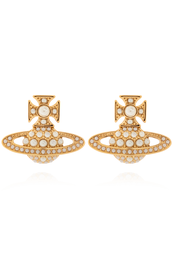 Vivienne Westwood ‘Luzia’ earrings with logo