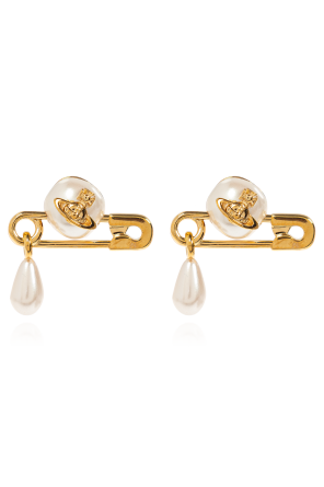 Brass earrings od Vivienne Westwood