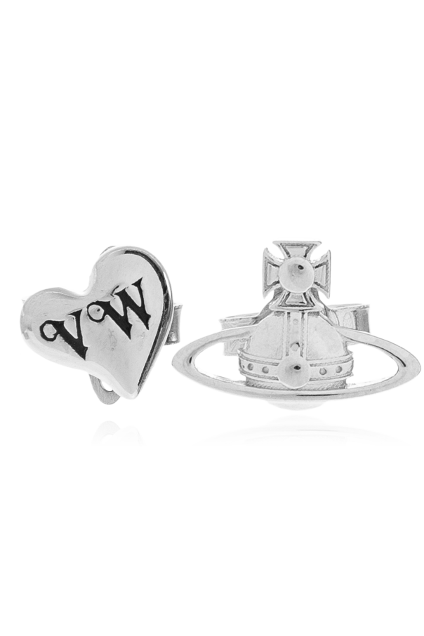 Earrings with a pattern od Vivienne Westwood