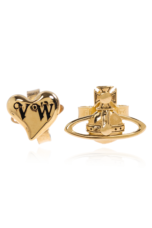 Silver earrings od Vivienne Westwood