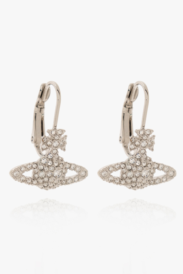 ‘Grace’ brass earrings od Vivienne Westwood