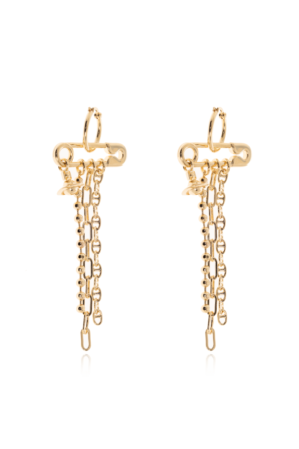 Earrings with pendants od Vivienne Westwood