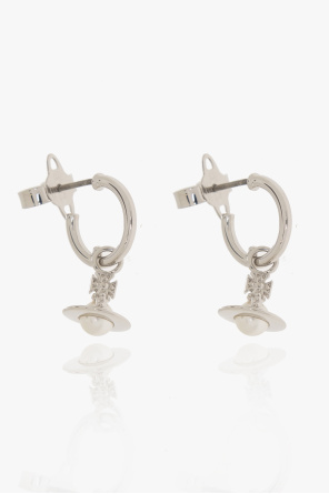 ‘layla’ earrings with logo od Vivienne Westwood