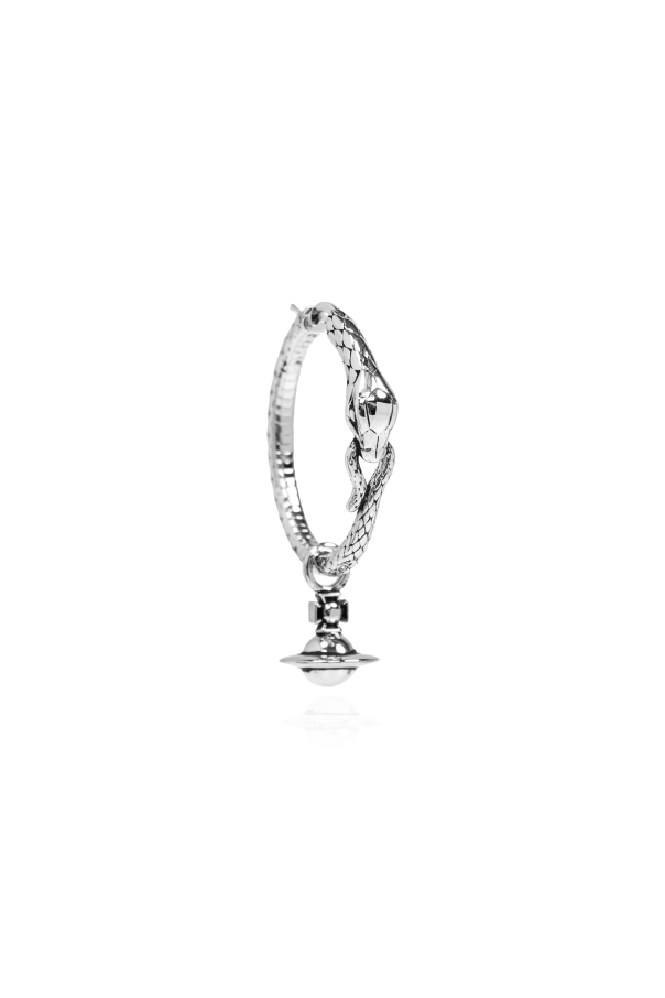 Single earring with snake motif od Vivienne Westwood