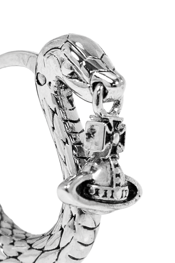 Vivienne Westwood Single earring with snake motif