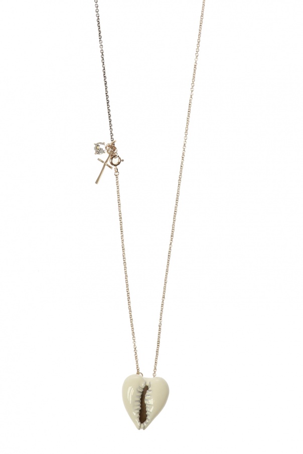 Saint Laurent Brass necklace with pendant