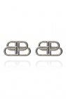 Balenciaga SILVER BB motif earrings
