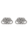 Balenciaga SILVER Earrings with logo