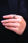 Balenciaga Logo ring