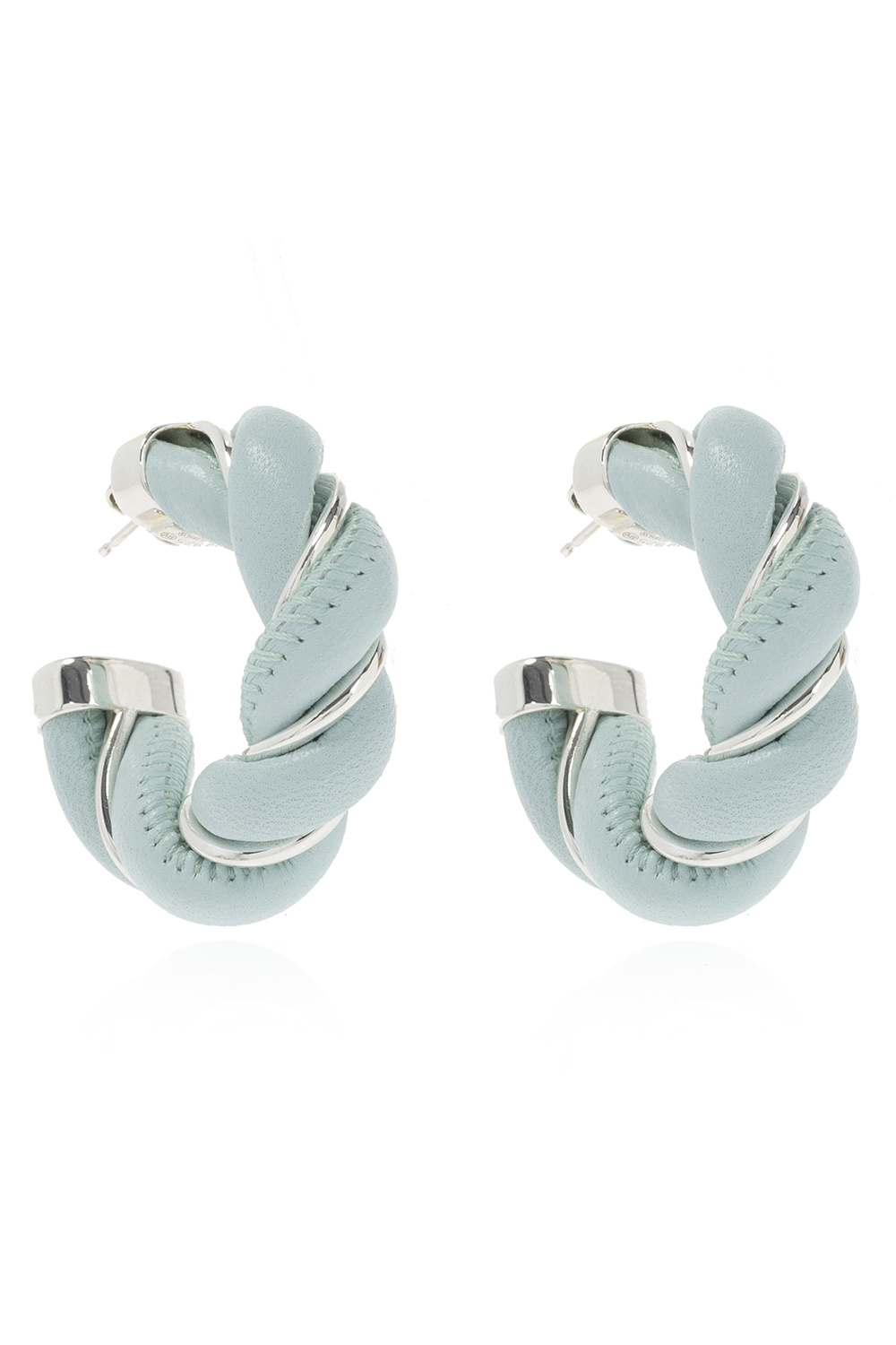 bottega coat Veneta Silver earrings