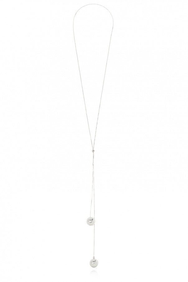 bottega suede Veneta Chain necklace