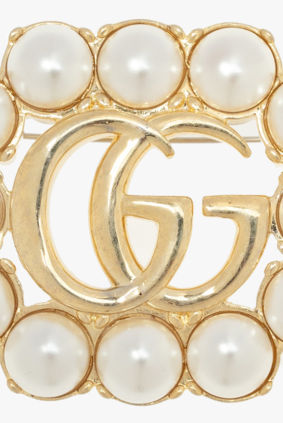 Gucci Broszka z logo