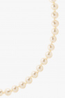 Vivienne Westwood cream Necklace from glass pearls