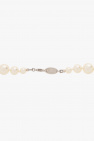 Vivienne Westwood cream Necklace with logo