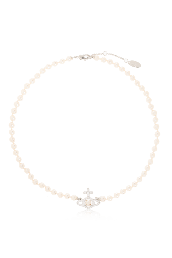 Cream ‘Olympia’ necklace Vivienne Westwood - Vitkac GB