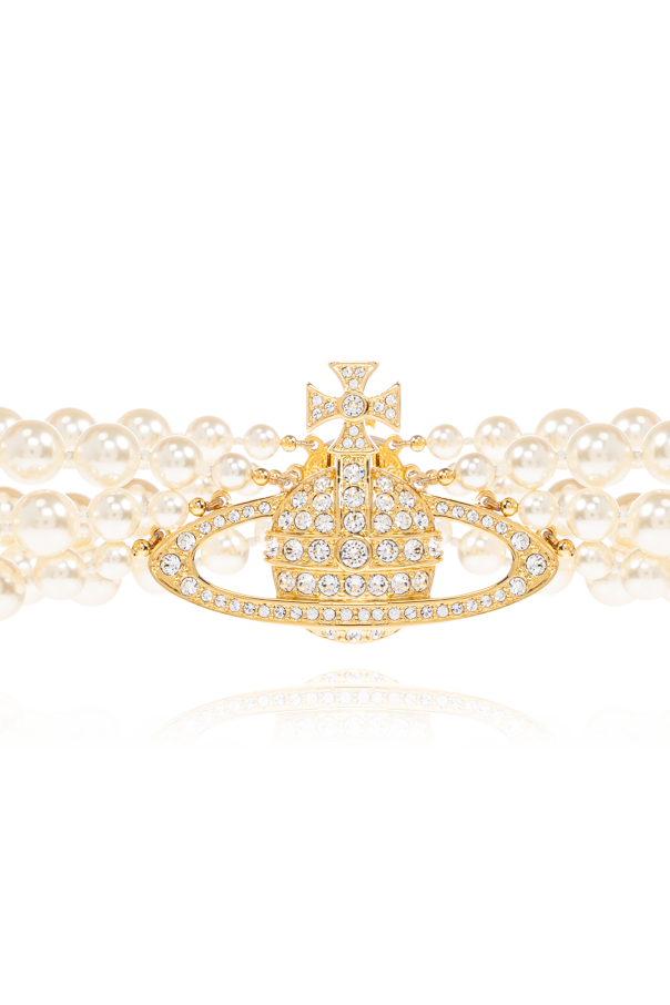 Vivienne Westwood Colar curto de pérolas