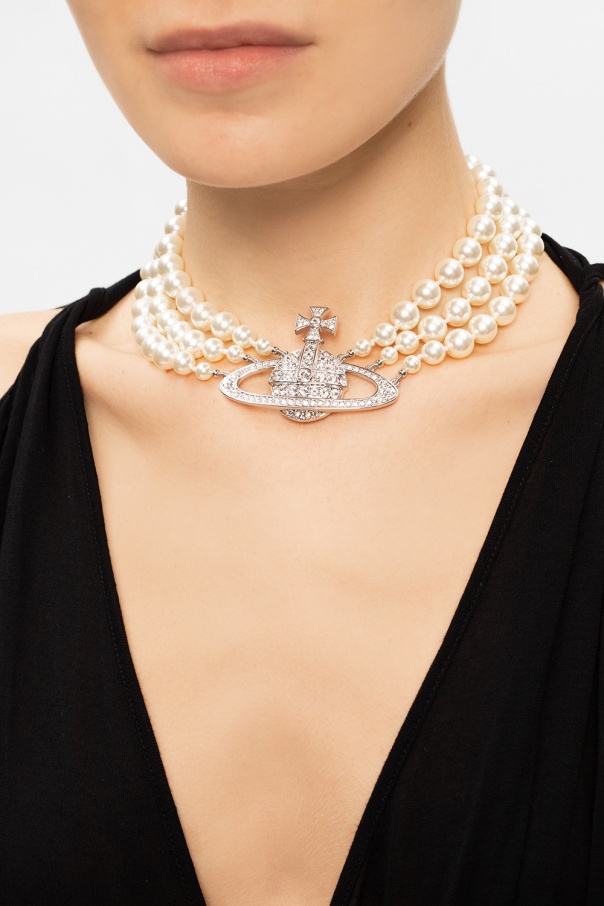Vivienne Westwood Appliquéd pearl necklace