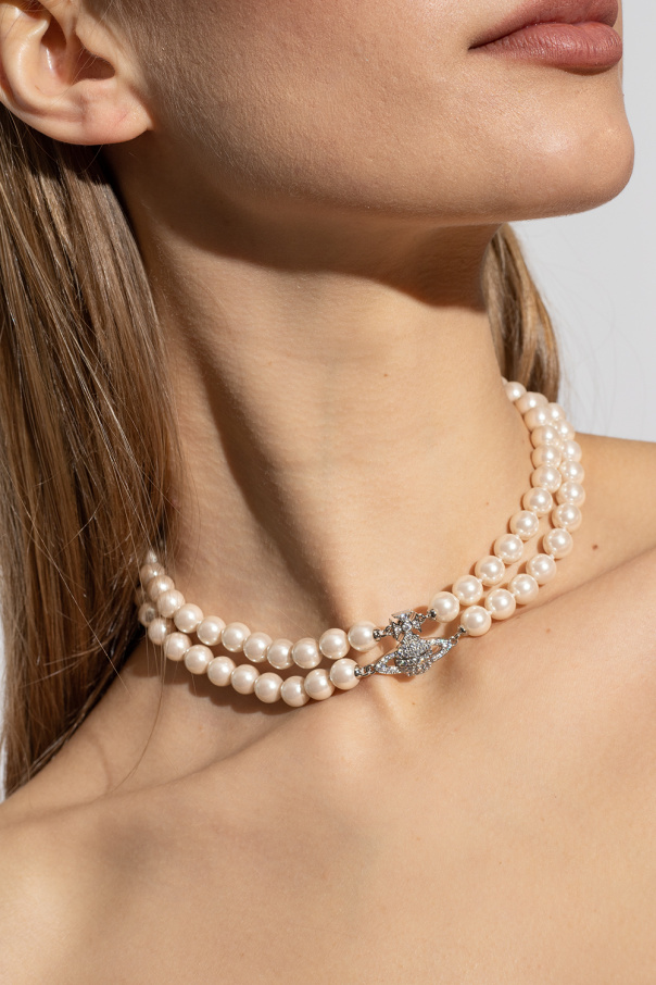 Vivienne Westwood Choker z logo