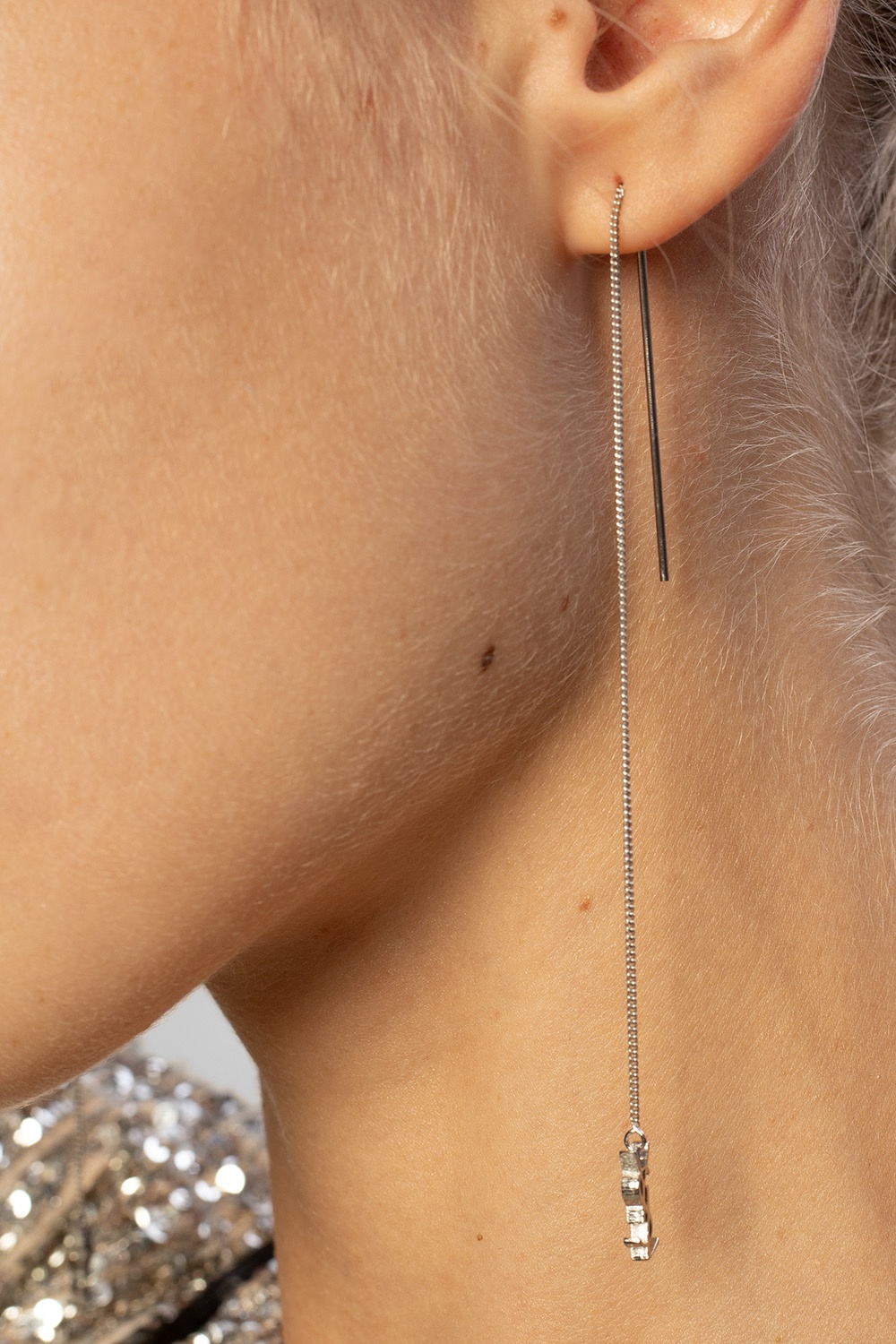 Saint Laurent Drop earrings with logo