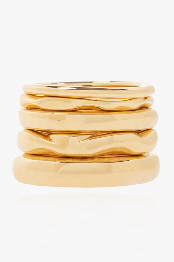 Bottega Collection Veneta Set of five rings