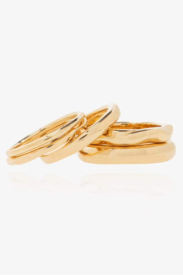 Bottega Collection Veneta Set of five rings