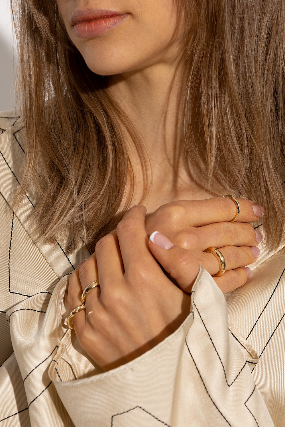 Bottega Veneta Set of five rings