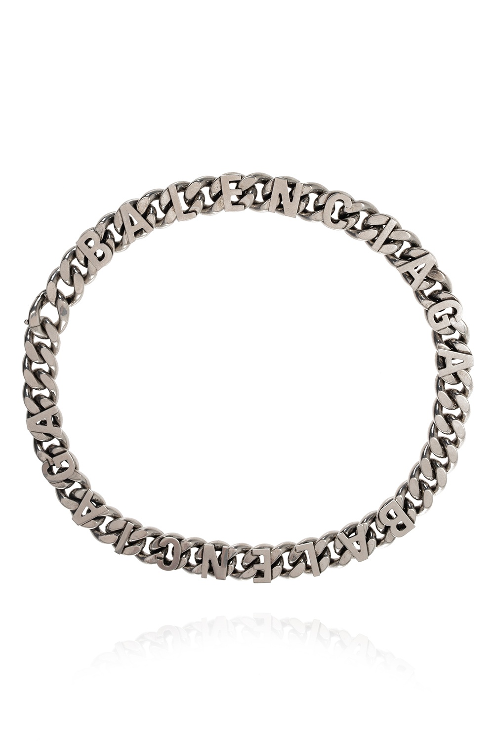 BB 2 0 Embellished Necklace in Silver  Balenciaga  Mytheresa