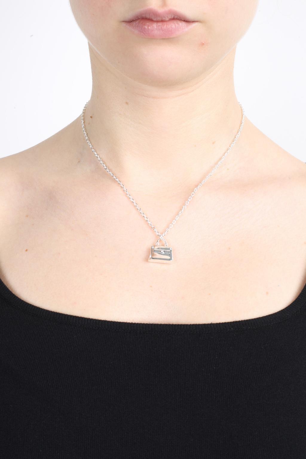FERRAGAMO Bag Charm Necklace, Women's Jewelery
