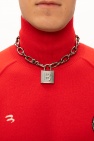 Balenciaga SILVER Chain necklace with pendant