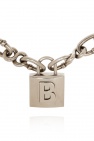 Balenciaga SILVER Chain necklace with pendant