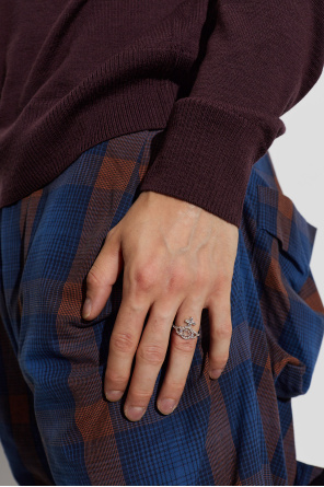 Vivienne Westwood Srebrny pierścień ‘Olympia’