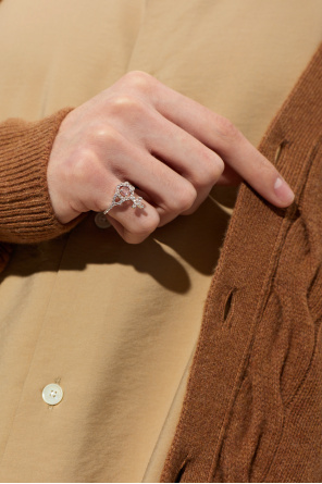 Vivienne Westwood Anel de prata ‘Olimpia’