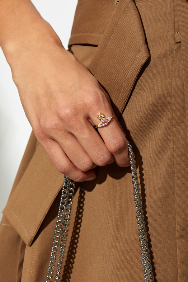 Vivienne Westwood Gold-Tone 925 Sterling Silver ‘Ondina’ Ring by Vivienne Westwood
