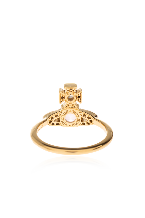 Vivienne Westwood Gold-Tone 925 Sterling Silver ‘Ondina’ Ring by Vivienne Westwood