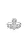 Vivienne Westwood Silver ring with shimmering crystals