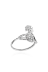 Vivienne Westwood Silver ring with shimmering crystals