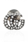 Gucci SILVER Brooch with logo
