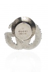 Gucci SILVER Brooch with logo
