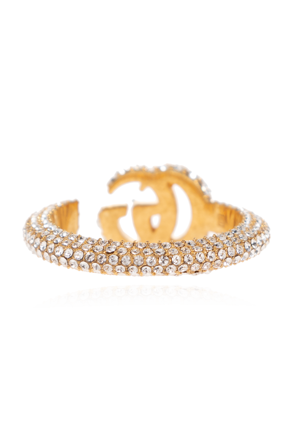 Gucci Crystal-encrusted ring