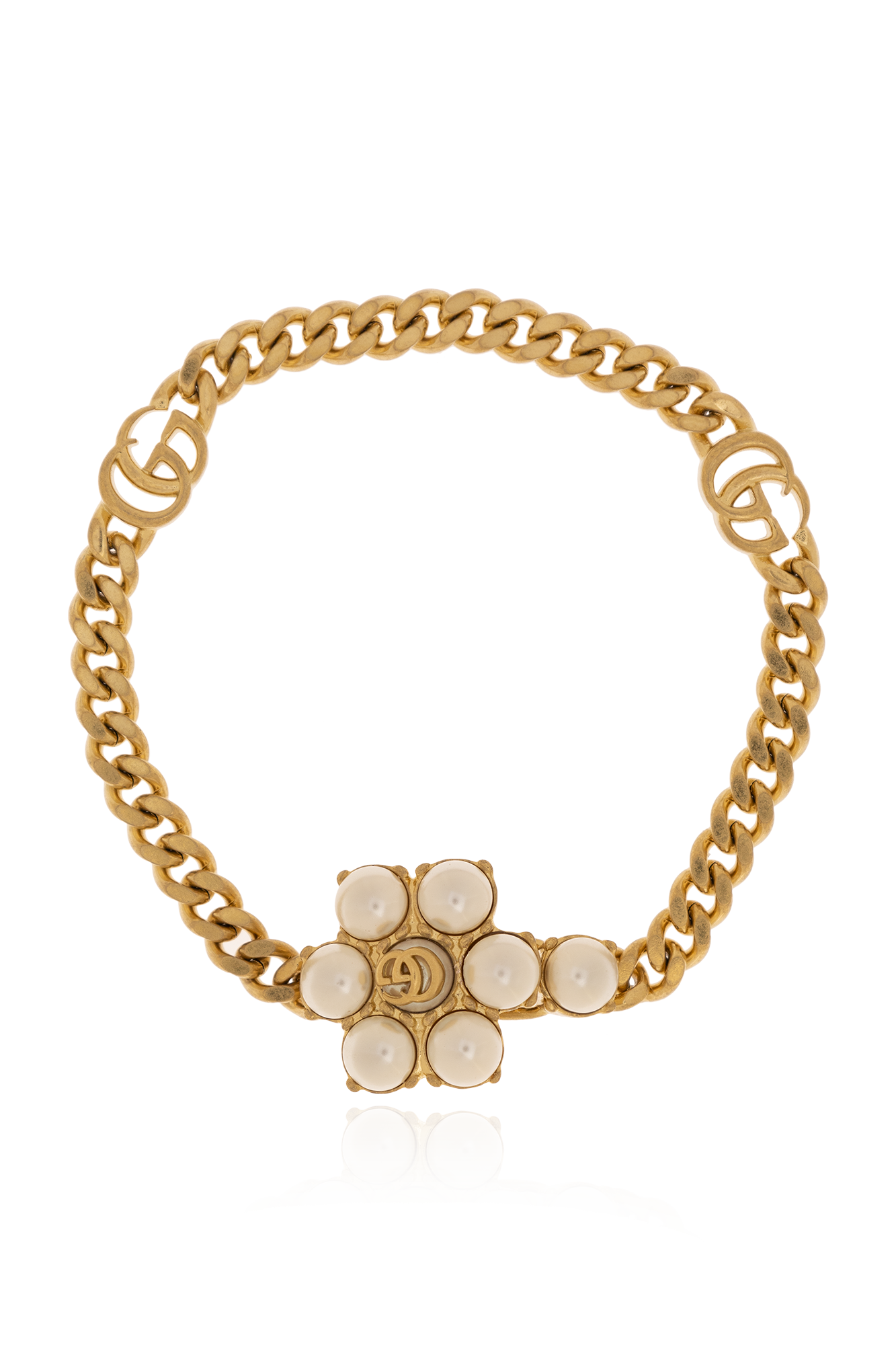 Gucci Bracelet with glass pearls