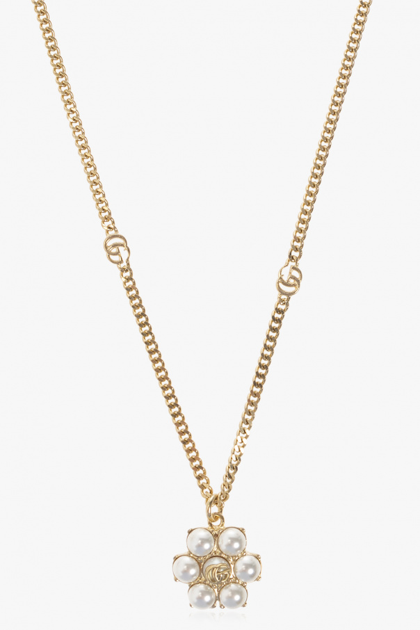 gucci sneakers Brass necklace