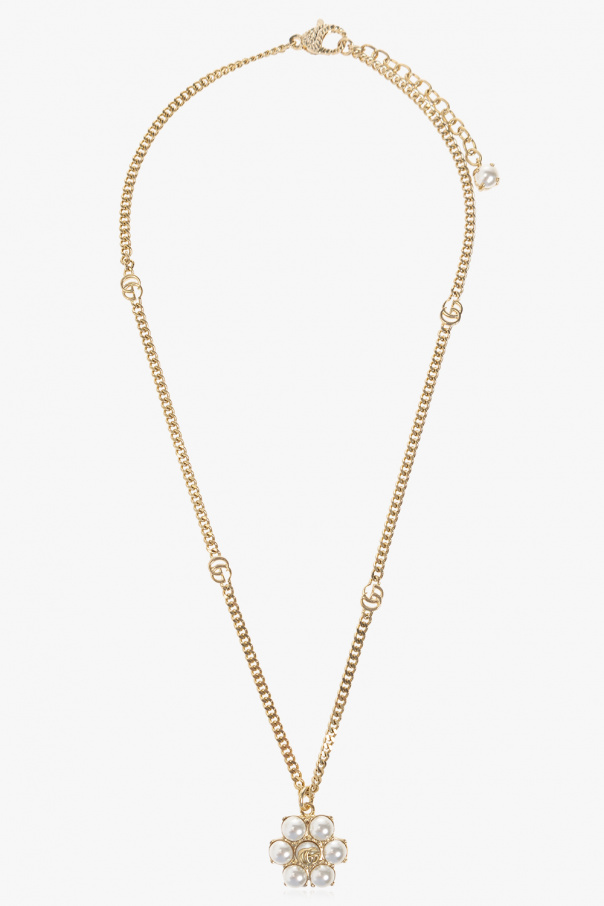 gucci sneakers Brass necklace
