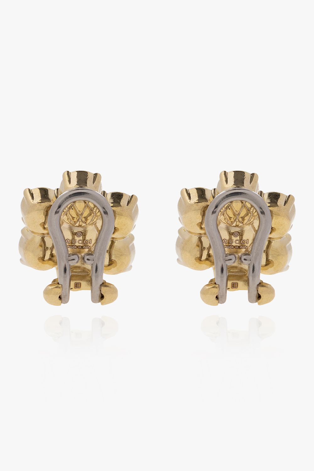 Gucci Brass clip-on earrings