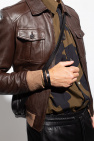 Saint Laurent saint laurent zipped leather pouch