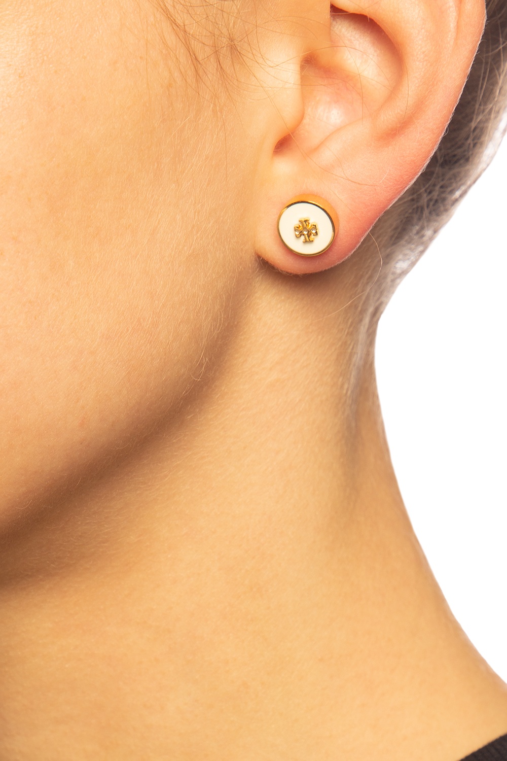 Tory Burch ‘Kira’ earrings with logo