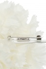 Saint Laurent WHITE Floral motif brooch