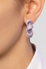 Bottega Veneta Enamelled silver earrings