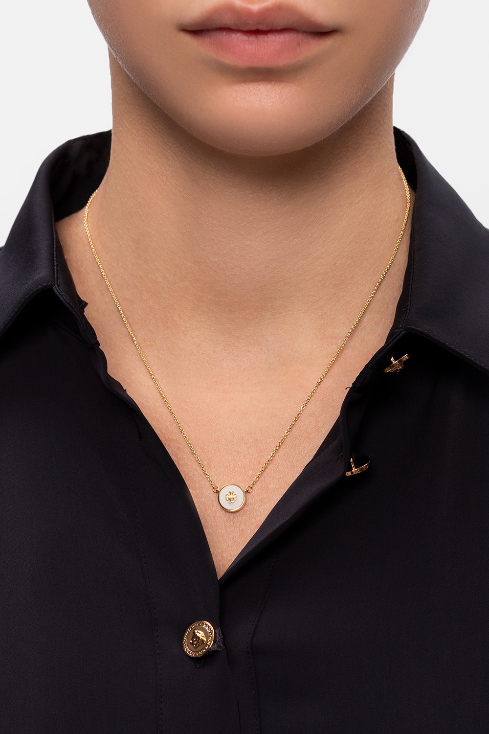 Gold 'Kira' necklace Tory Burch - Vitkac France