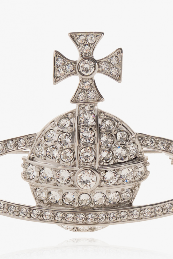 Vivienne Westwood Logo-shaped brooch