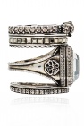 Alexander McQueen Crystal-embellished ring